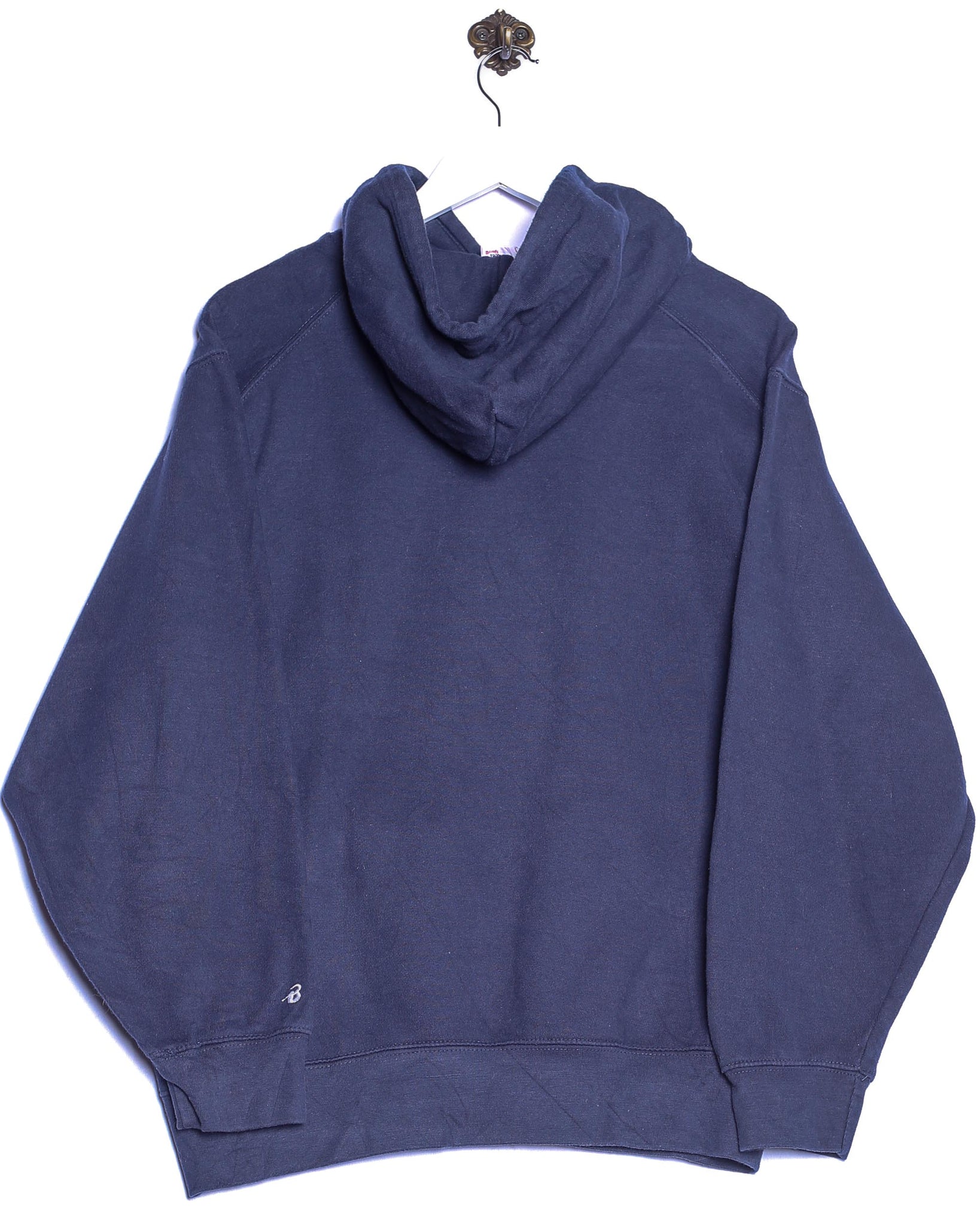 Hoodie Moses Brown Print dunkelblau